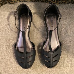 Steve Madden / Madden Girl Black Sandals